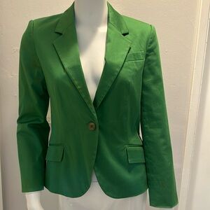 Zara green basic blazer